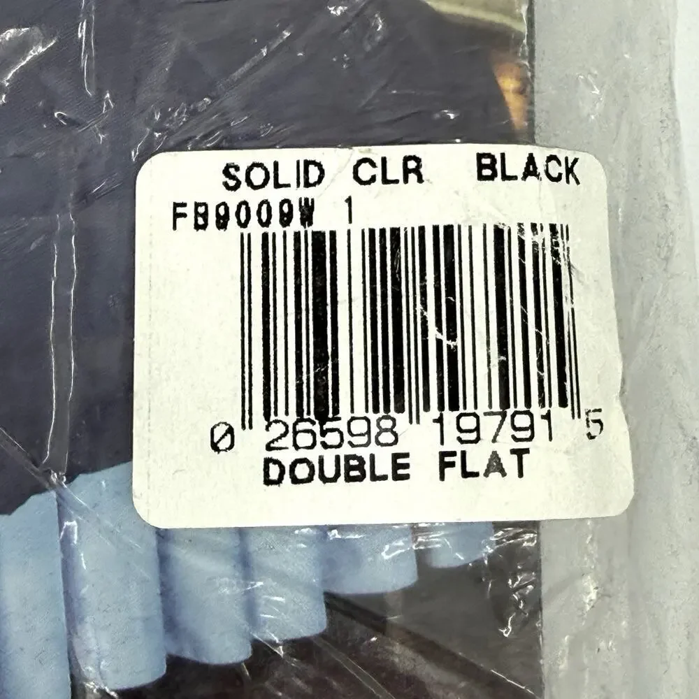 Jubilee FULL Flat Sheet 180 Thread Count BLACK Soft Percale Made in USA NIP